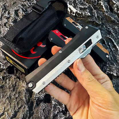 Mix Color Camping Pocket Knife Aluminum Handle Knife